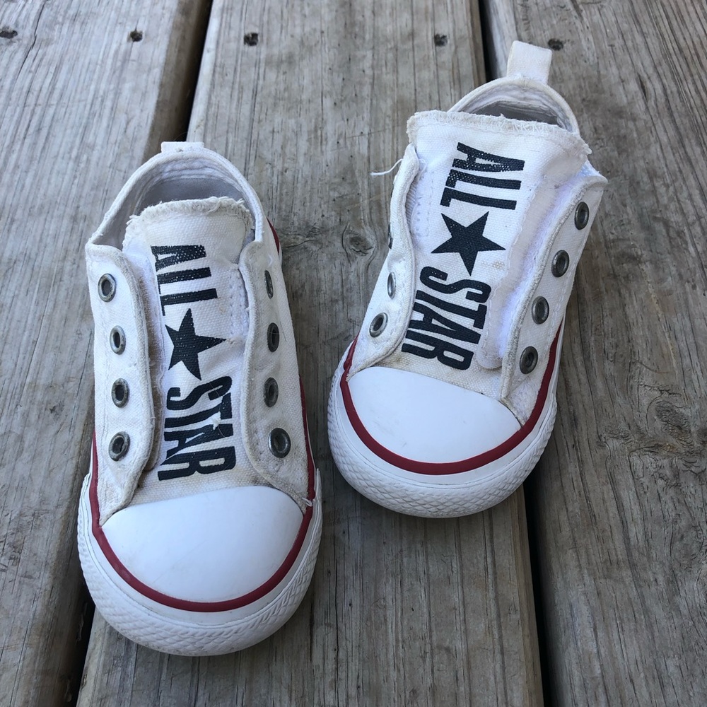 Converse Chuck Taylor All Star Sneakers Low-Top White Slip On